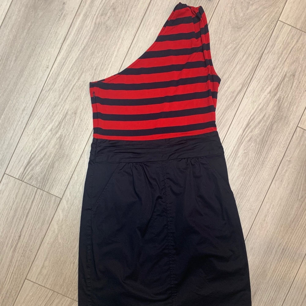 The Limited Nautical One-Shoulder Dress-size 6